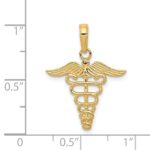 14k Caduceus Charm - Image 4