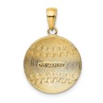 14k Polished Baseball Charm - Image 3