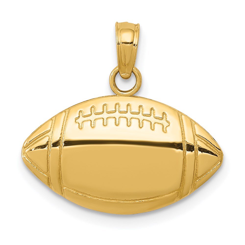 K4952.jpg 14k Football Charm - Image 1