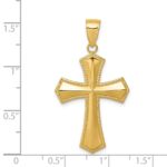 14k Passion Cross Pendant - Image 3