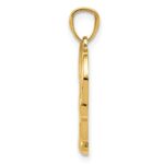 14K Polished Infinity Symbol Heart Pendant - Image 2