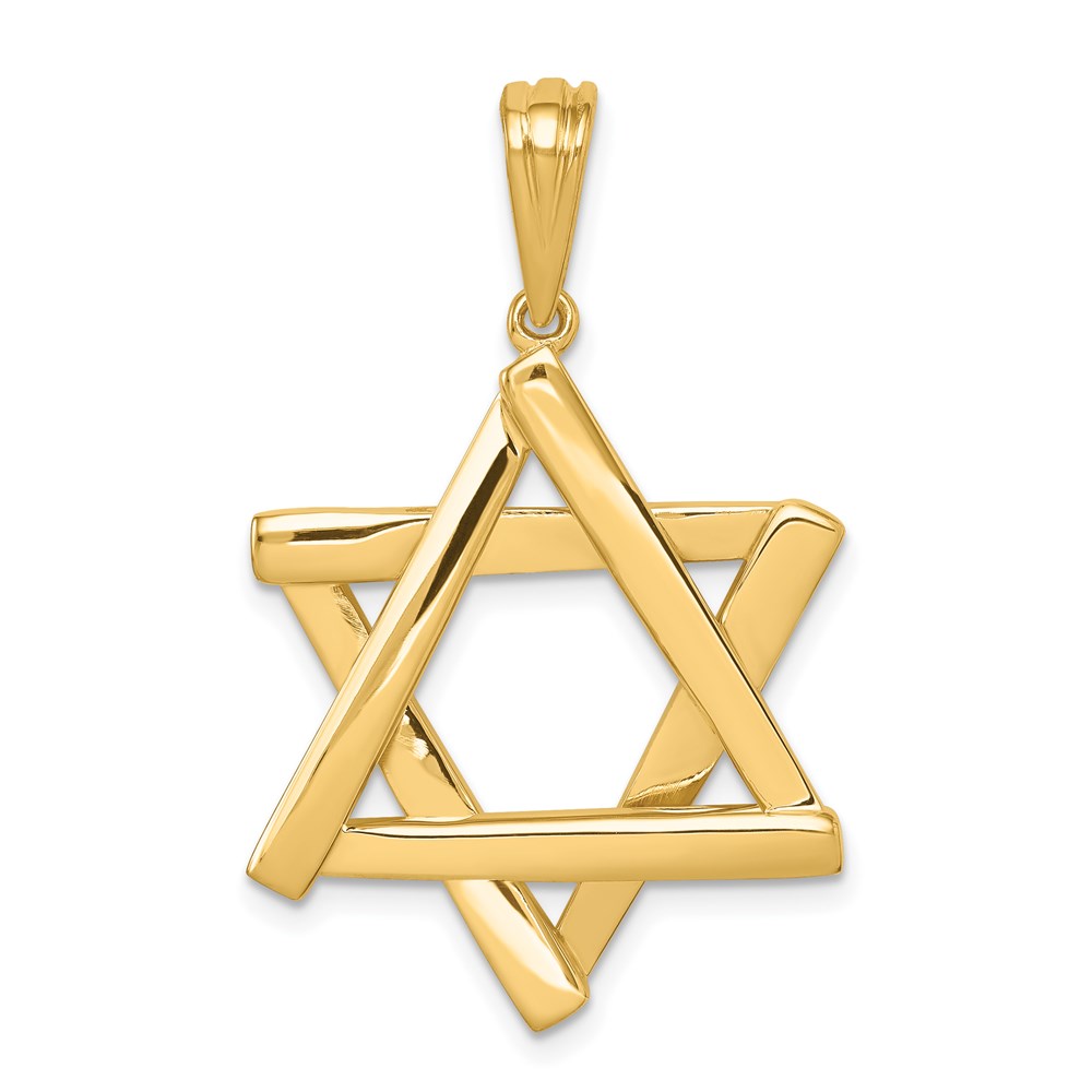 K542.jpg 14K Star of David Pendant - Image 1