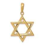 14K Star of David Pendant