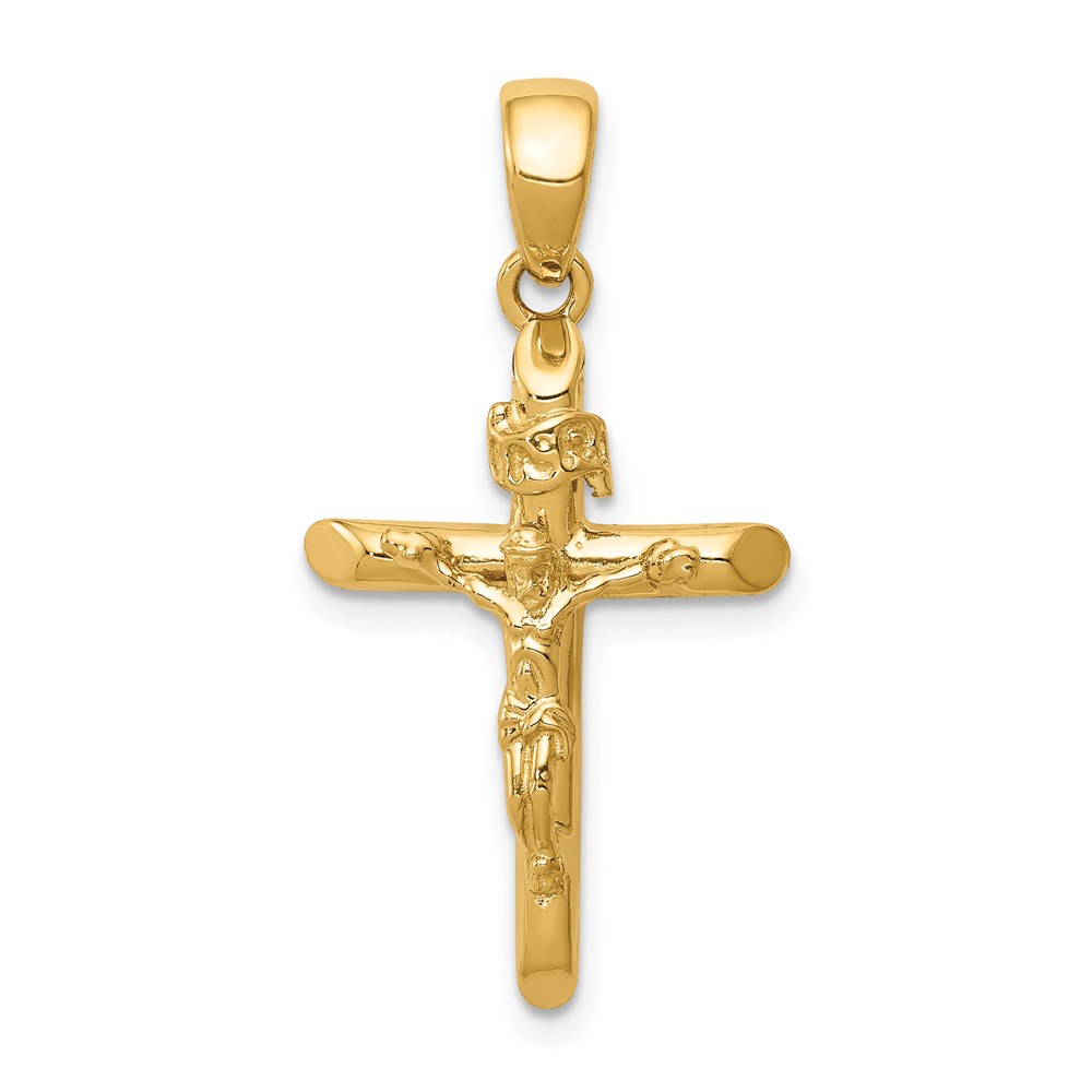 K5566.jpg 14K Polished Crucifix Cross Pendant - Image 1