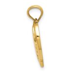 14k Polished MOM and Heart In Heart Pendant - Image 2