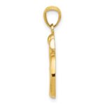 14k Polished Om Symbol Pendant - Image 2