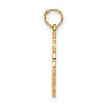 14K Teddy Bear in Heart Charm - Image 2