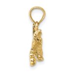 14K Cat with Ball Charm - Image 2
