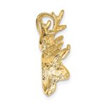 14K 2-D Deer Head 8-Point Buck Charm - Image 2