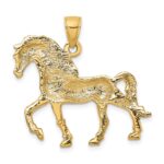 14K Horse Walking Charm - Image 4