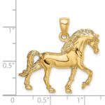 14K Horse Walking Charm - Image 3