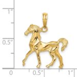 14K 3-D Horse Charm - Image 3