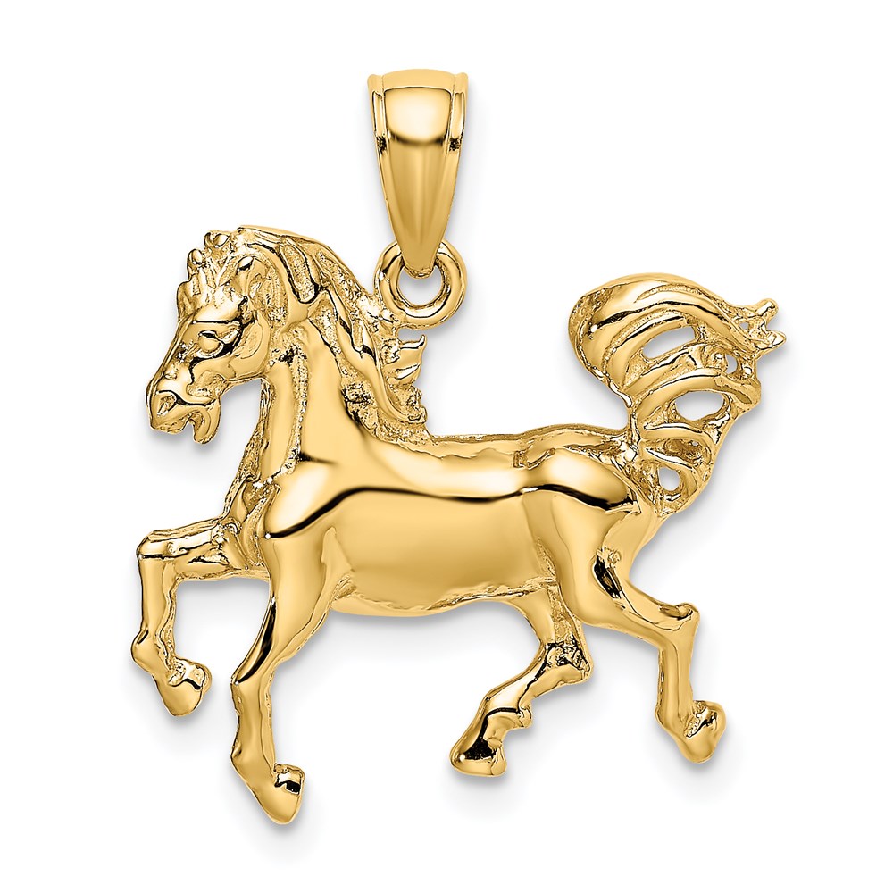 K6545.jpg 14K Trotting Horse Charm - Image 1