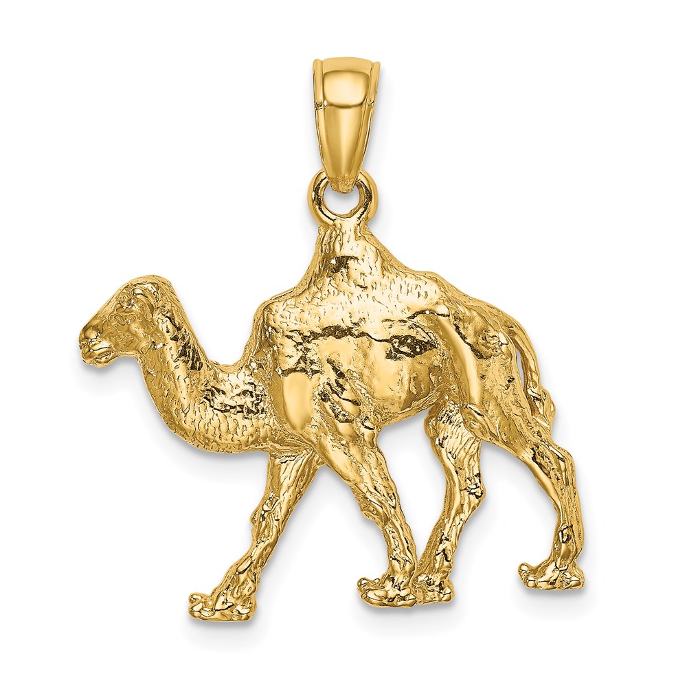 K6580.jpg 14K 3-D Camel Charm - Image 1