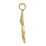 14K Sitting Cat Charm - Image 2