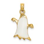 14K 3-D Enameled Ghost Charm - Image 3