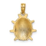 14K Red and Black Enameled Ladybug Charm - Image 4