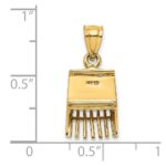 14K 3-D Cranberry Scoop Charm - Image 3