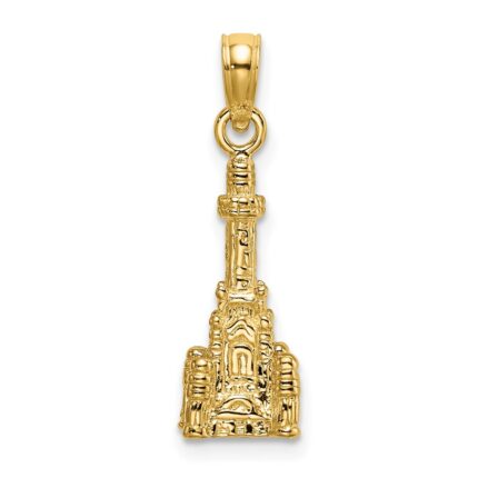 14K 3-D Chicago Water Tower Charm