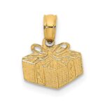 14K Wrapped Gift Box Charm