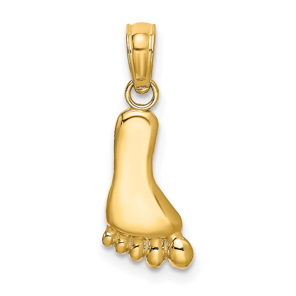 K7178.jpg 14K Polished Foot Charm - Image 1