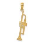 14K Polished Trumpet Charm - Image 4