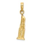 14K 2-D Polished Lipstick Tube Charm - Image 4