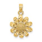 14k Sunflower Charm