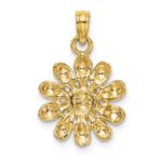 14k Sunflower Charm - Image 3