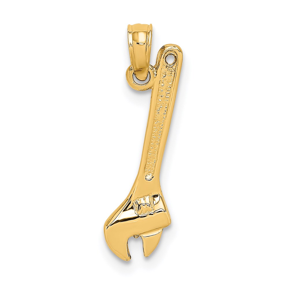 K7219.jpg 14K 3-D Adjustable Wrench Charm - Image 1