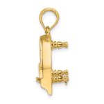 14K 3-D Grand Piano Top Opens Charm - Image 2