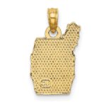 14K Wine Barrel With Grapes Charm - Image 4