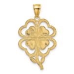 14K 4-Leaf Clover Charm - Image 3