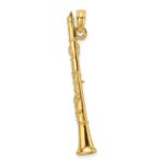 14K 3-D Clarinet Charm