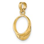 14K 3-D Polished BEACH BUM Sun Visor Charm - Image 4