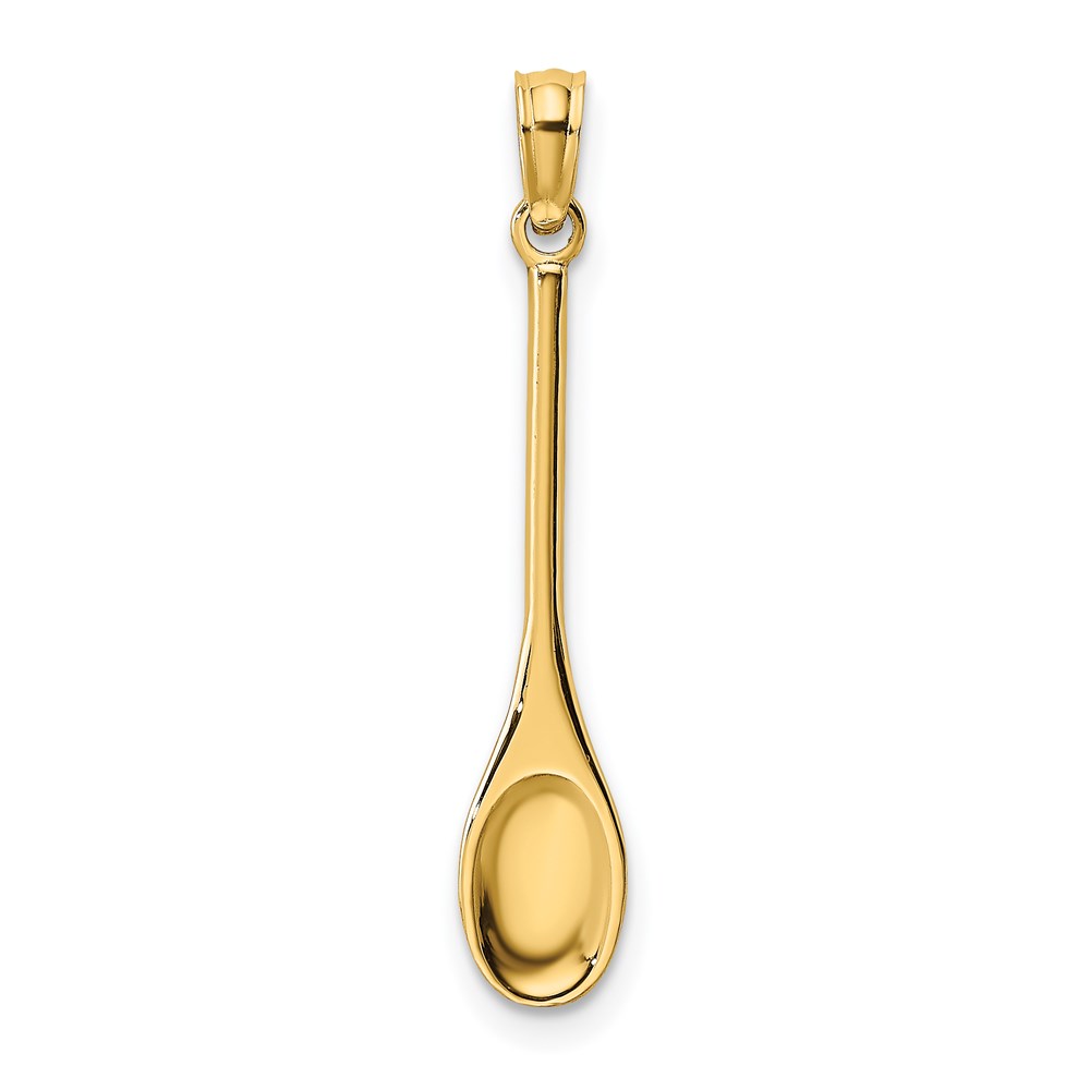 K7342.jpg 14K Polished 3-D Spoon Charm - Image 1