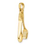 14K 3-D Moveable Spatula, Spoon, and Knife Charm - Image 5