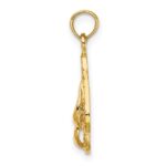 14K ANTIGUA W.I. Double Flip-Flop Charm - Image 2