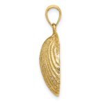 14K Scallop Shell Charm - Image 2