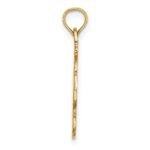 14K Polished Anchor and Rope Charm - Image 2