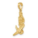 14K 3-D Mermaid Charm - Image 5