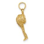 14K 2-D Palm Tree with Coconuts Charm - Image 2