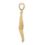 14K Textured Starfish Charm - Image 2