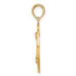 14K SAINT AUGUSTINE with Lighthouse Circle Charm - Image 2