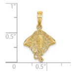 14K Stingray Charm - Image 3