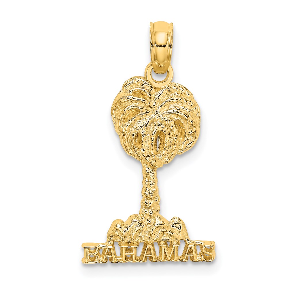 K7597.jpg 14K BAHAMAS Palm Tree Charm - Image 1