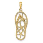14K Multi Starfish Flip-Flop Charm - Image 4