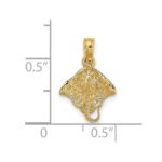 14K Mini Stingray Charm - Image 3