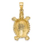 14K Large Land Turtle Charm - Image 4