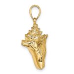 14K 3-D Conch Shell Charm - Image 2